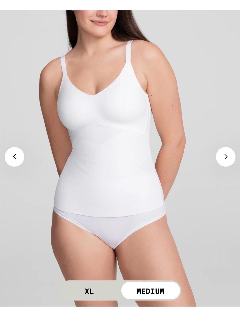 NWT Honeylove Liftwear Cami Shapewear In White Astral Size XS Reg $84